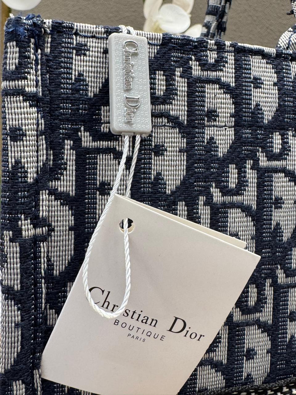 BOLSO TOTE CHRISTIAN DIOR AZUL MARINO