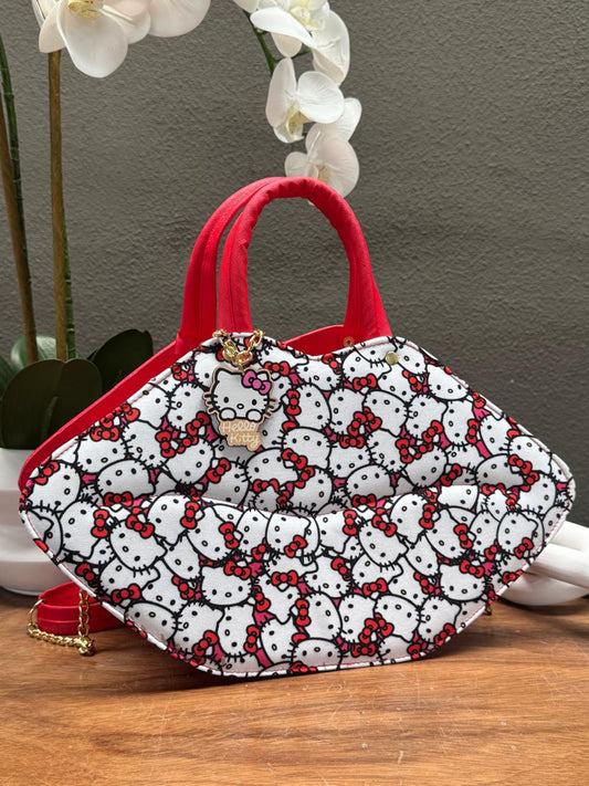 BOLSO BESO PERSONAJE HELLO KITTY ROJO