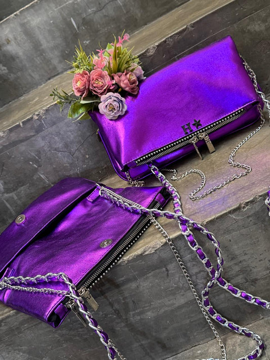 AMONET COLOR MORADO METALICO H/PLATA