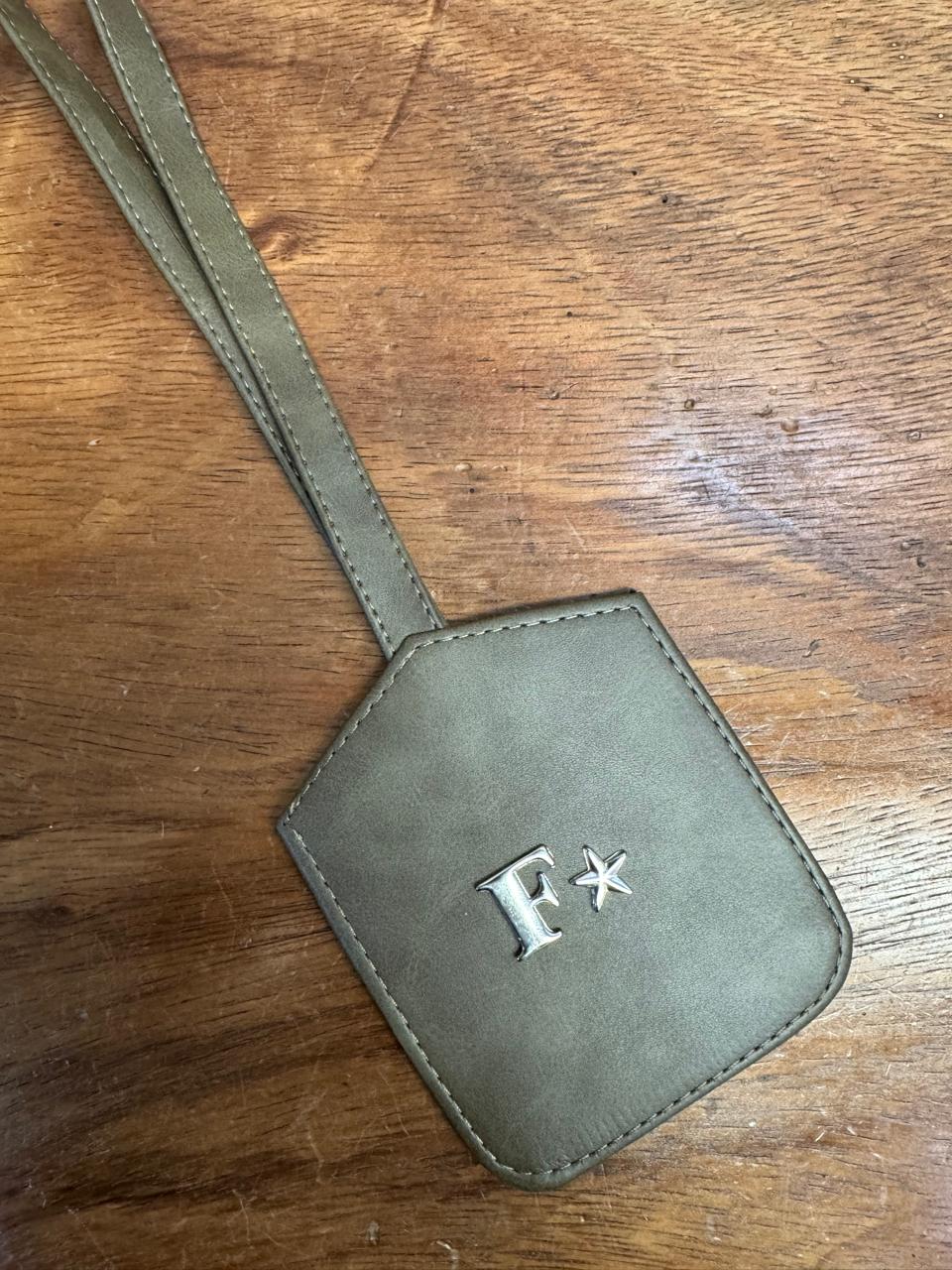 TAG PARA MALETA VERDE MILITAR