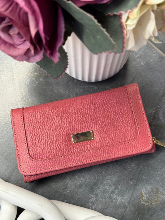 CARTERA AUSTRALIA LISA 100% PIEL CORAL