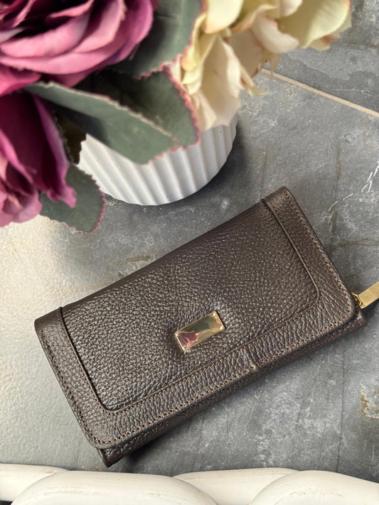CARTERA AUSTRALIA LISA 100% PIEL CAFE
