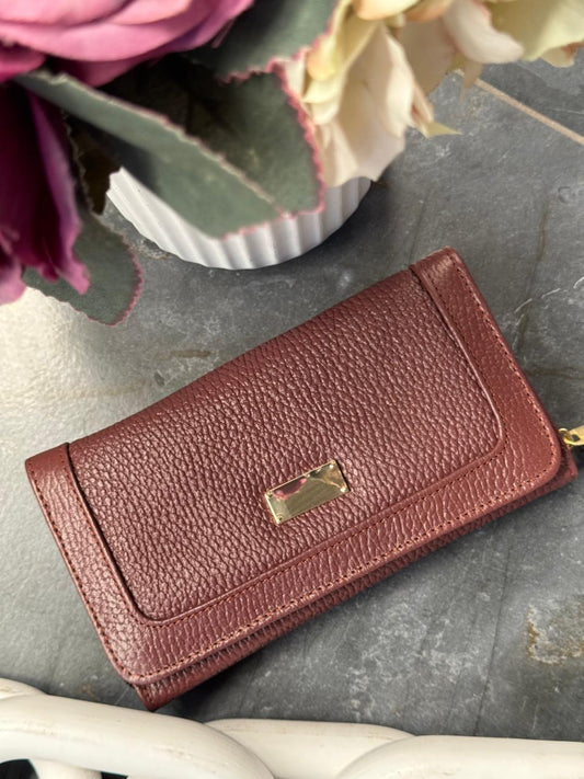 CARTERA AUSTRALIA LISA 100% PIEL COCOA