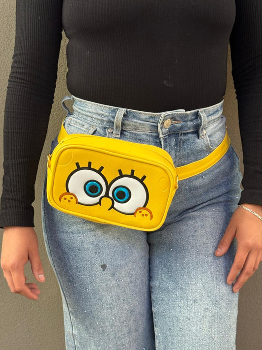 BOLSO/CANGUERERA PERSONAJE BOB ESPONJA