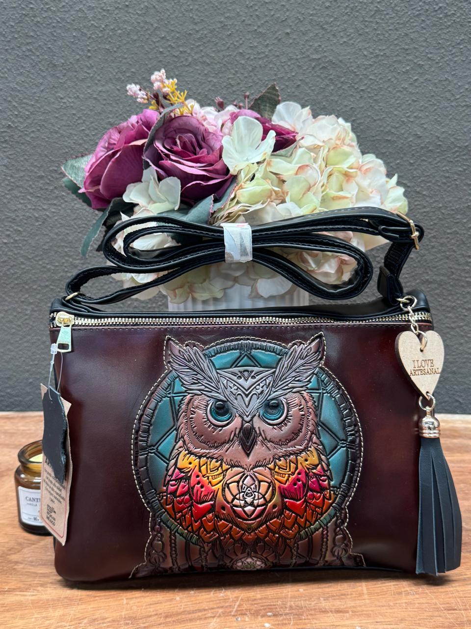 UB DOBLE CIERRE BELEN MARRON/NEGRO BUHO COLORES