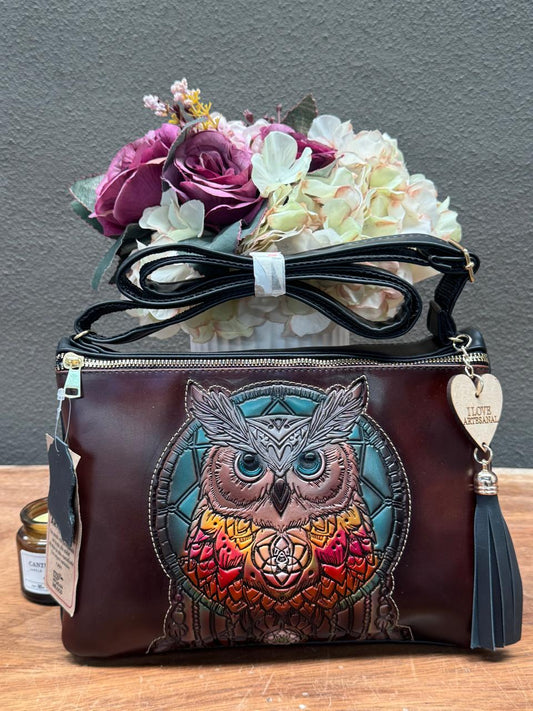 UB DOBLE CIERRE BELEN MARRON/NEGRO BUHO COLORES