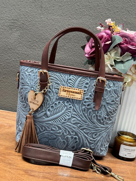 BOLSO CLARA COLOR MEZCLILLA