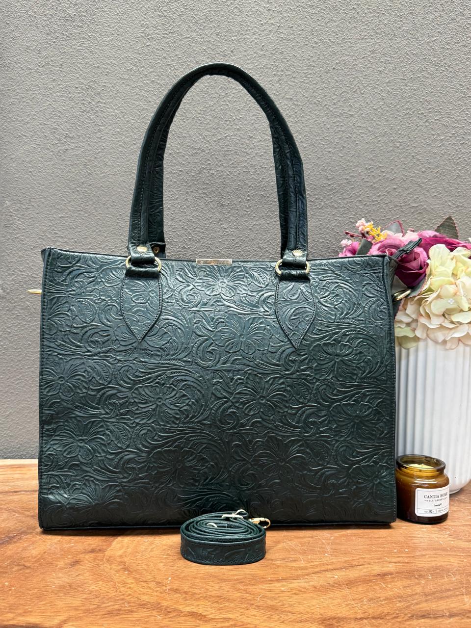 BOLSA CUADRADA VERDE
