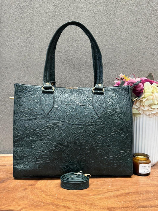 BOLSA CUADRADA VERDE