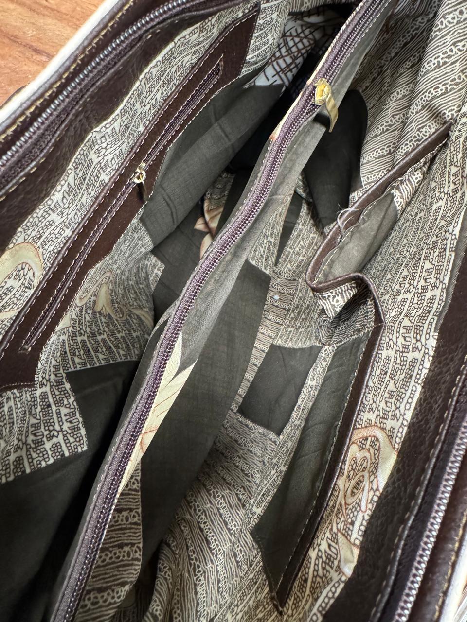 BOLSA TOTE 2.0 HUESO/CAMEL