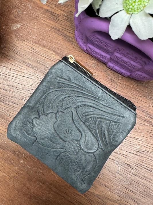 MONEDERO CLASICO CINCELADO ACERO