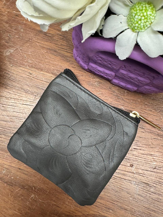 MONEDERO CLASICO CINCELADO OXFORD OSCURO