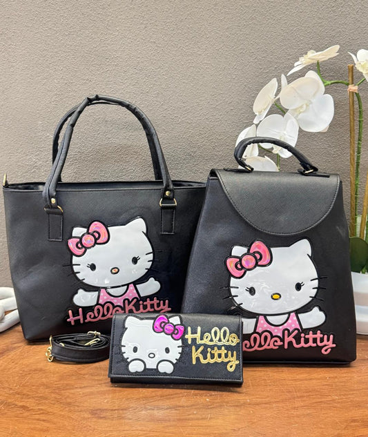 COMBO PERSONAJES HELLO KITTY NEGRO