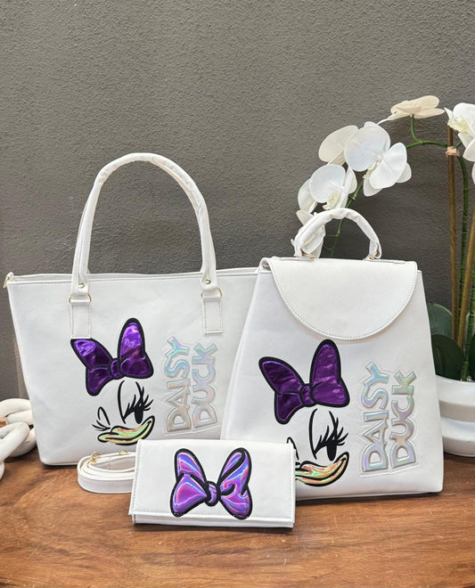 COMBO PERSONAJES DAISY DUCK BLANCO