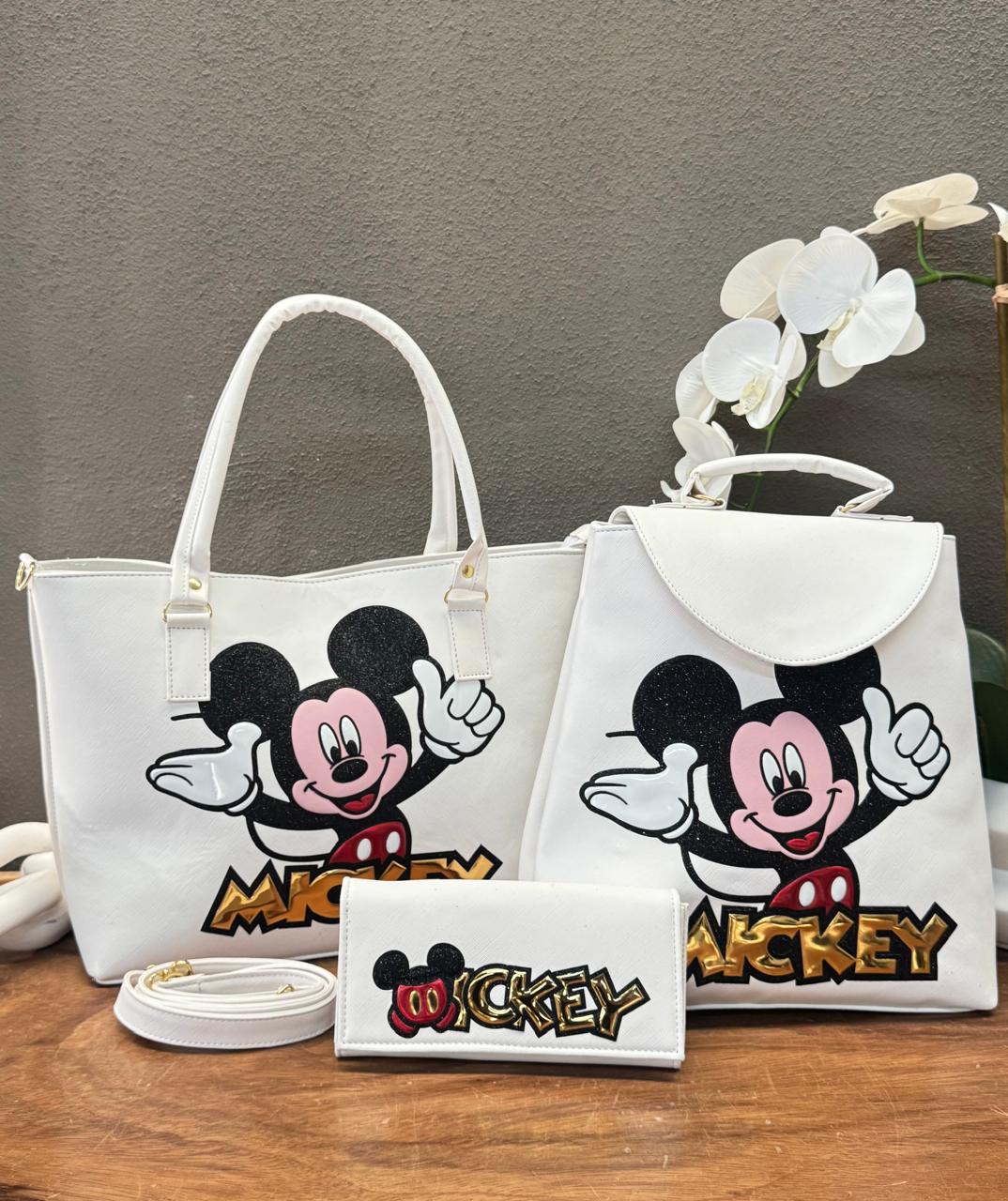 COMBO PERSONAJES MICKEY MOUSE BLANCO