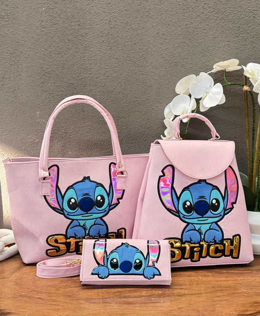 COMBO PERSONAJES STITCH ROSA
