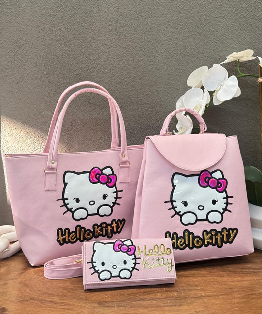 COMBO PERSONAJES HELLO KITTY ROSA