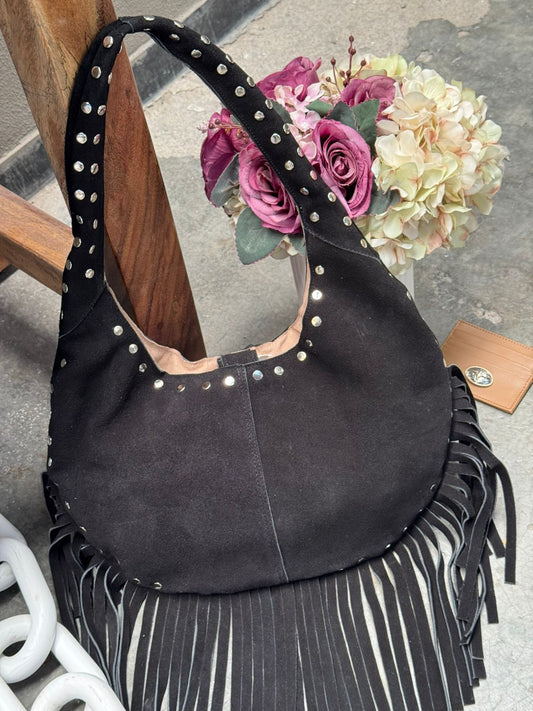 BOLSO MONTANA NEGRO BARBAS