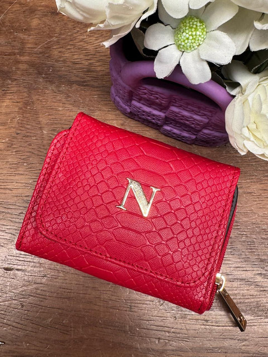 CARTERA PARA PERSONALIZAR VIBORA ROJO