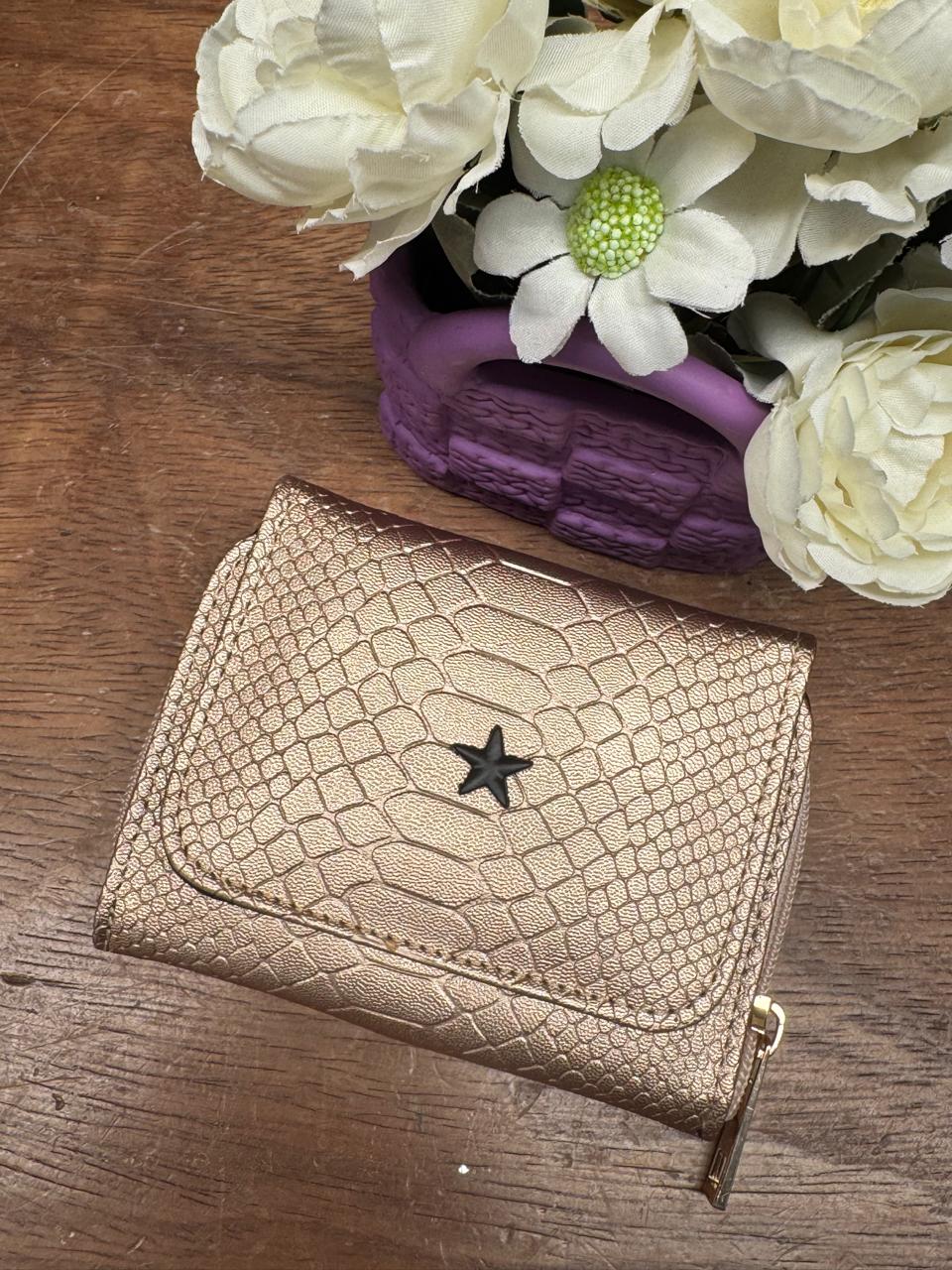 CARTERA PARA PERSONALIZAR VIBORA ORO