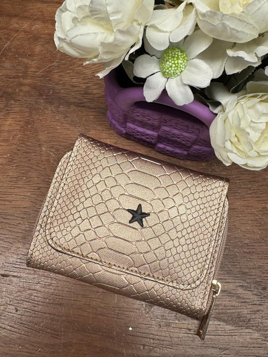 CARTERA PARA PERSONALIZAR VIBORA ORO