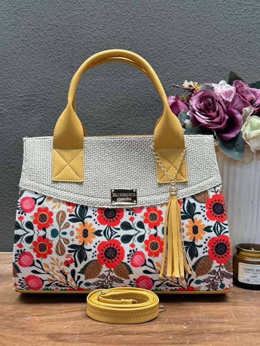 YUTE MODELO LOLA AMARILLO FLORES