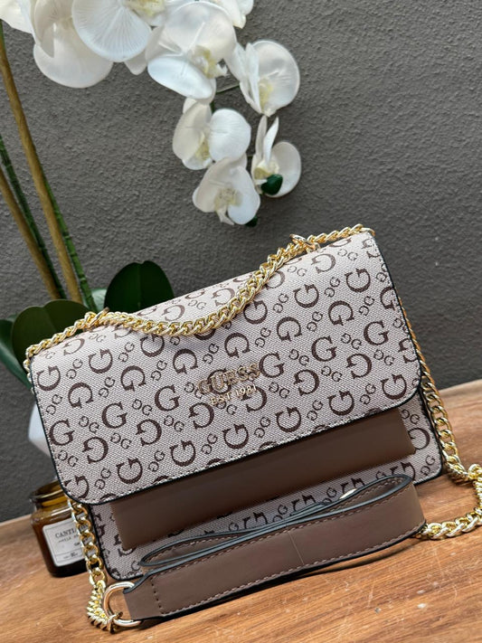 CROSSBODY NOELLE GUESS CAFE/BEIGE
