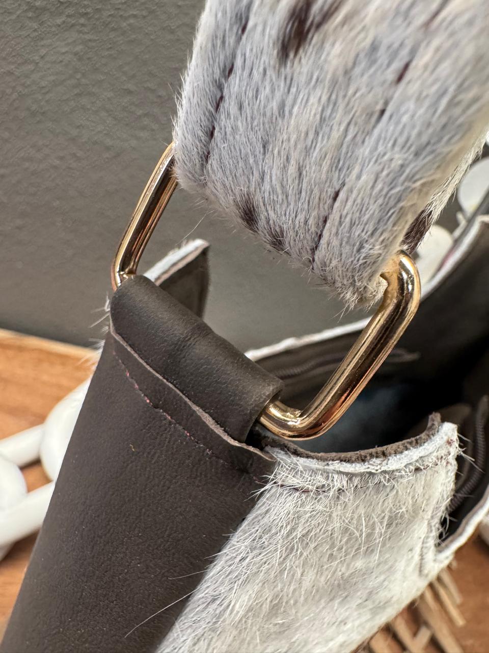 BOLSA HABANA PELO Y BARBAS NEGRO