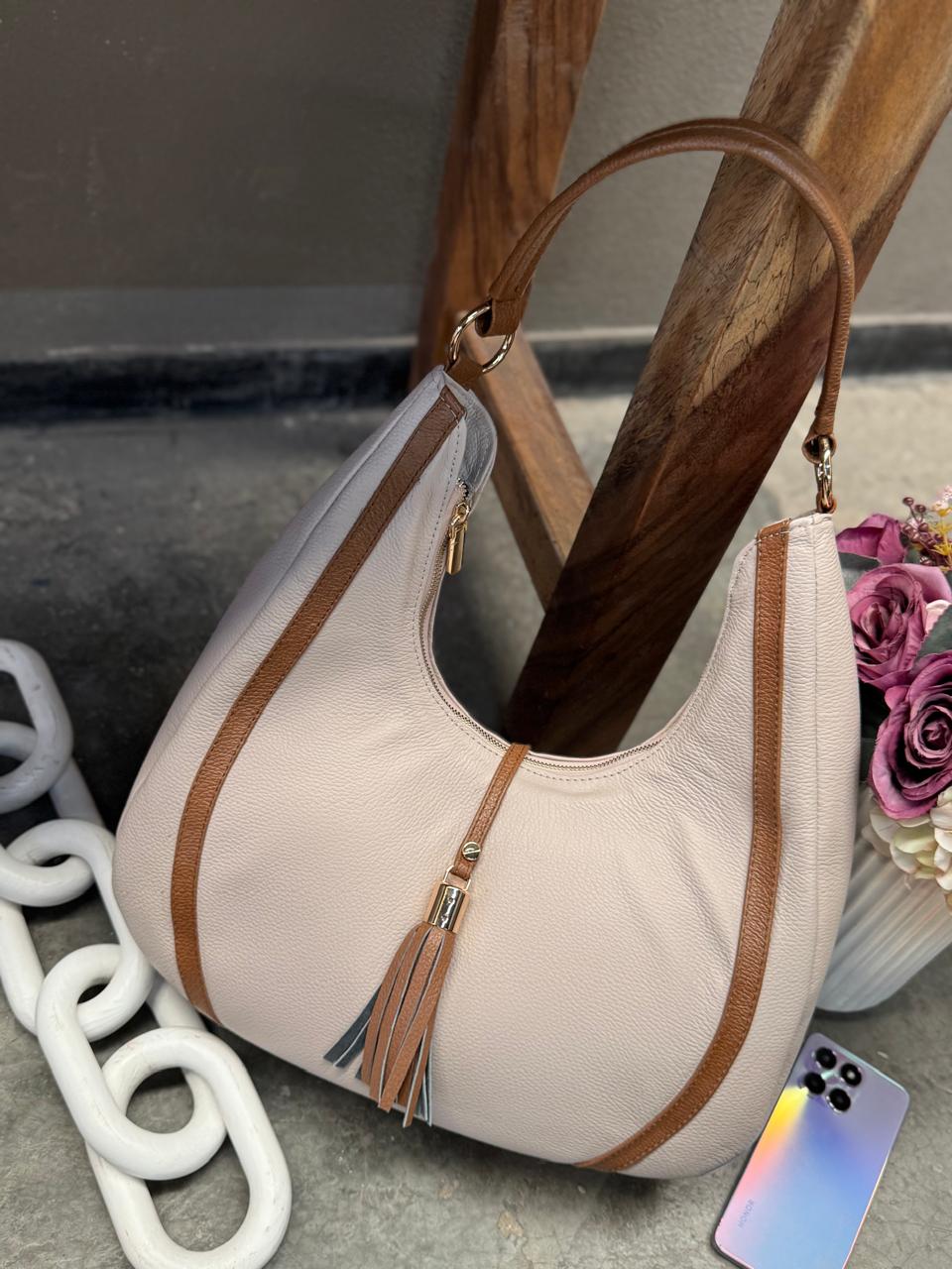 BOLSO 100% PIEL ASIA TERRA/MIEL