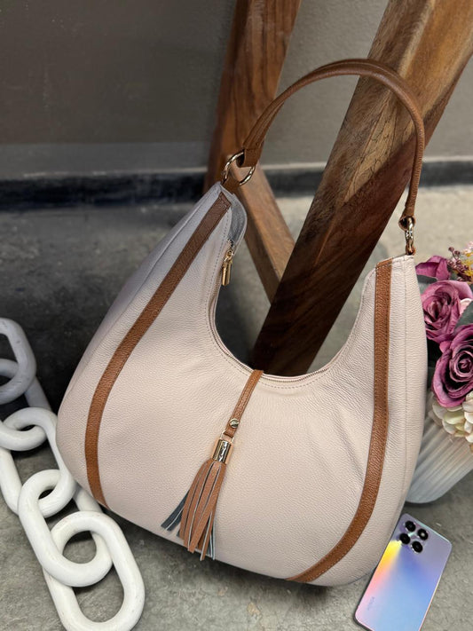 BOLSO 100% PIEL ASIA TERRA/MIEL