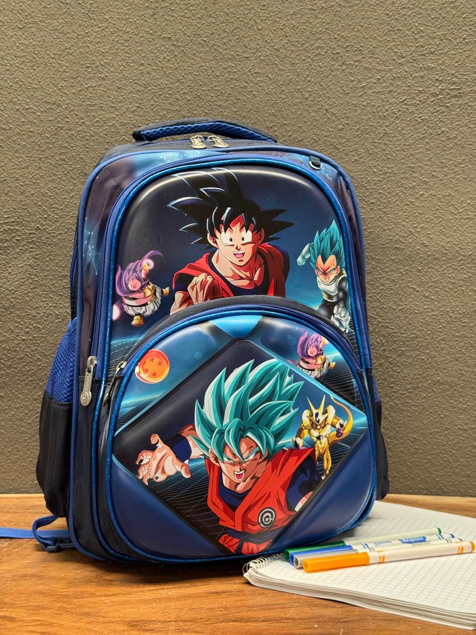 MOCHILA ESCOLAR PERSONAJES GOKU