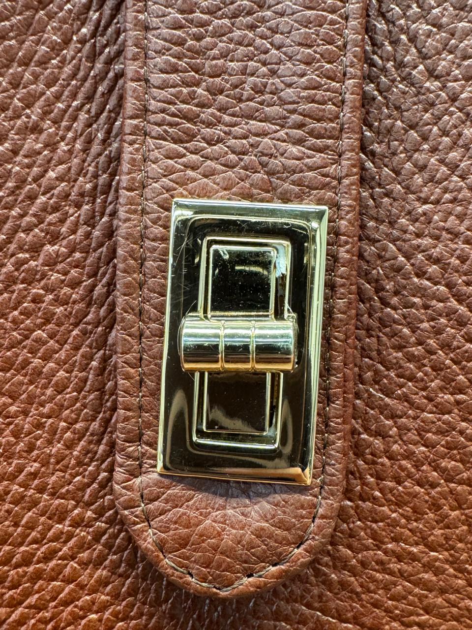 BOLSO 100% PIEL BÉLGICA NEGRO