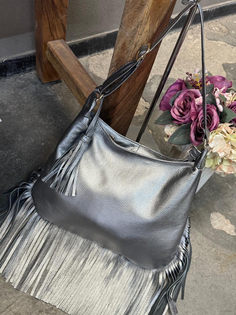 BOLSO 100% PIEL BULGARIA ANTIMONIO