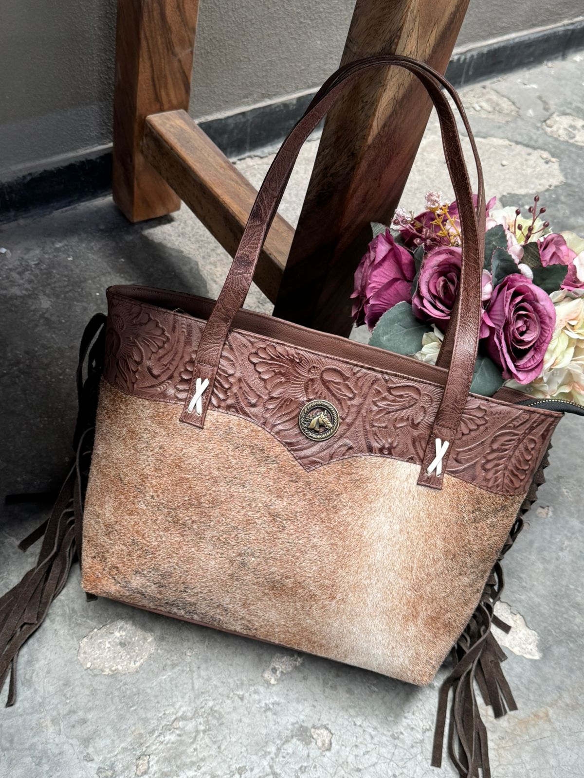 BOLSA FELISA PELO Y BARBAS COMINO