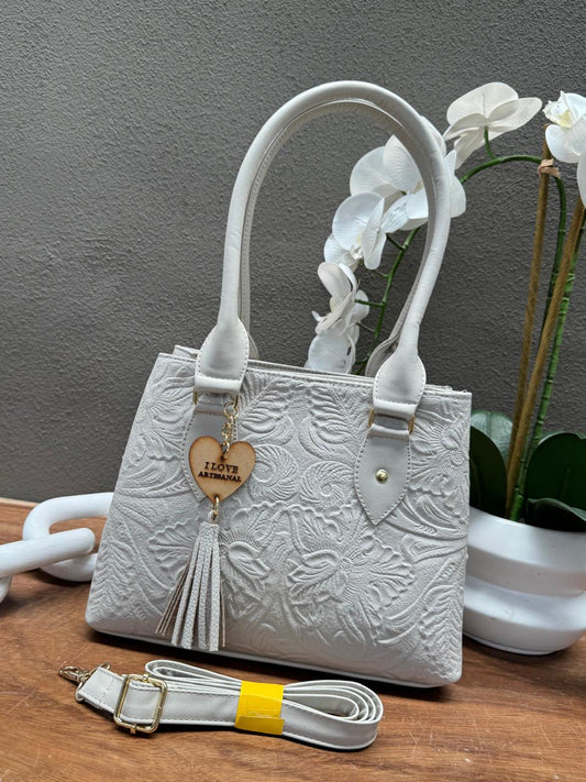 BOLSO PERLA COLOR HUESO