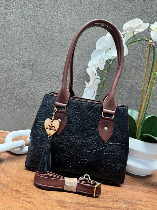 BOLSO PERLA COLOR NEGRO