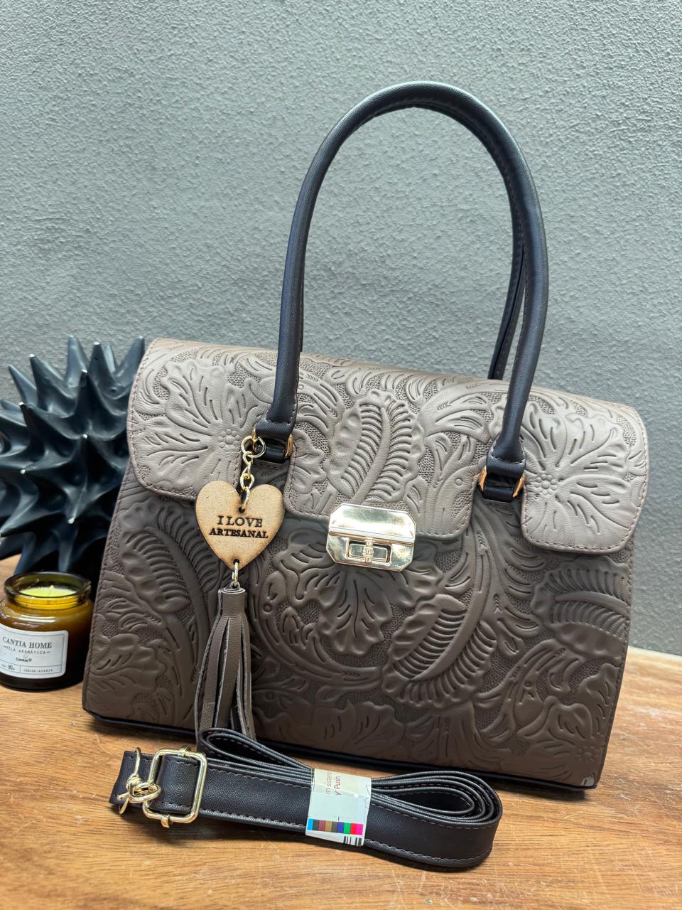 BOLSO GUADALUPE COLOR CHOCOLATE