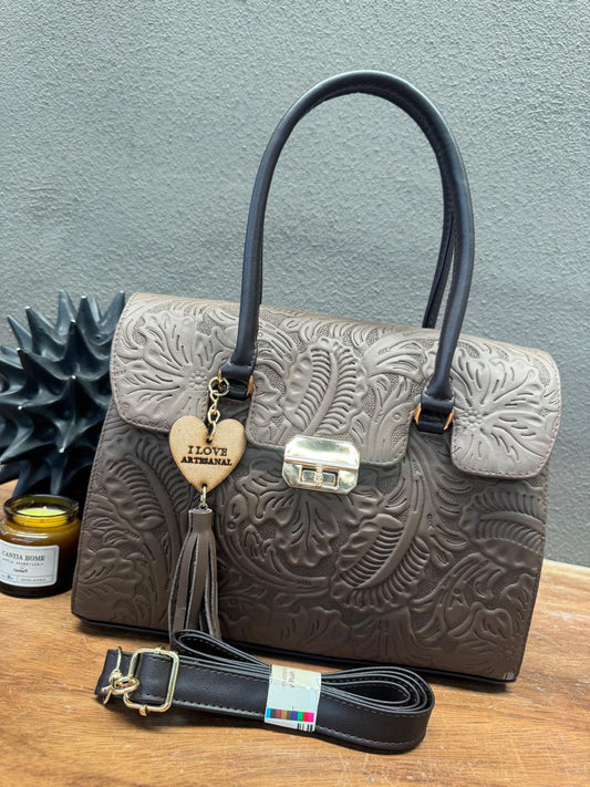 BOLSO GUADALUPE COLOR CHOCOLATE
