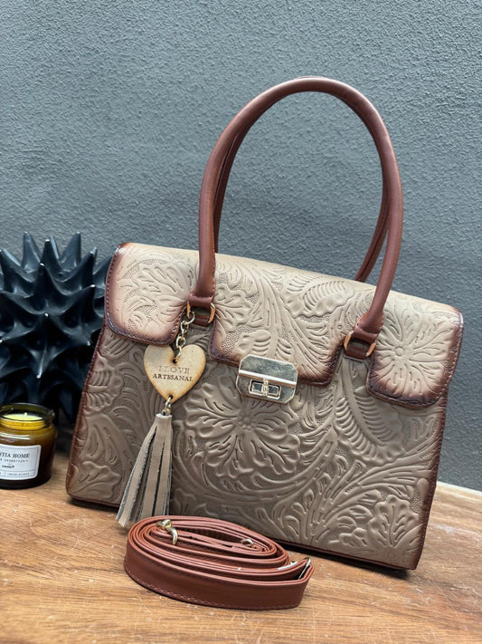 BOLSO GUADALUPE COLOR BEIGE