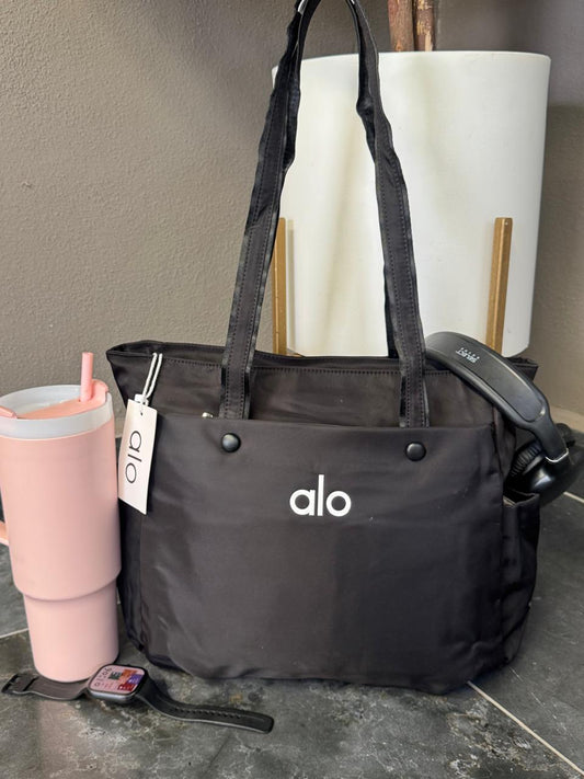 TOTE BAG YOGA ALO NEGRO