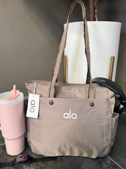 TOTE BAG YOGA ALO GRIS