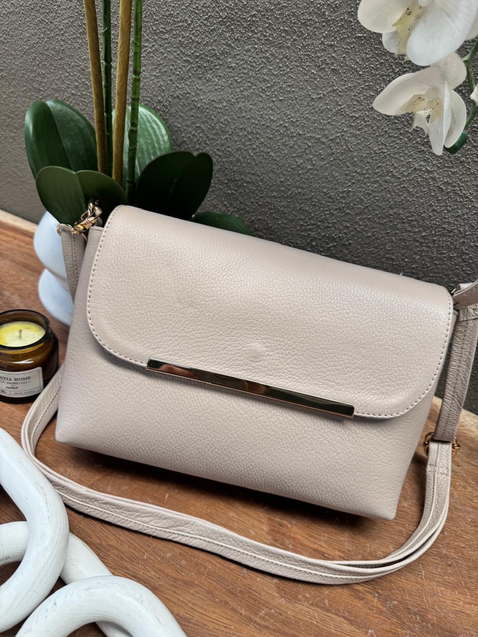 BOLSO 100% PIEL BELICE COLOR TERRA