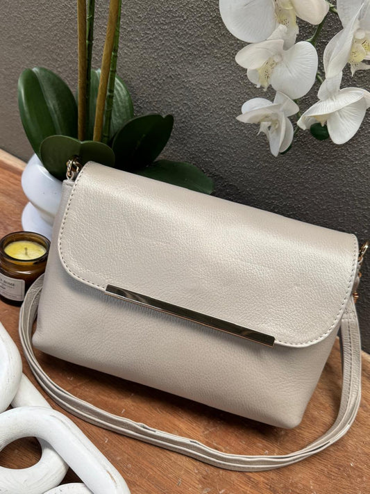 BOLSO 100% PIEL BELICE COLOR ORO LIGTH