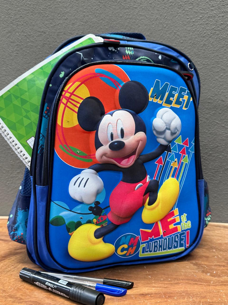 MOCHILA ESCOLAR INDIVIDUAL MICKEY MOUSE