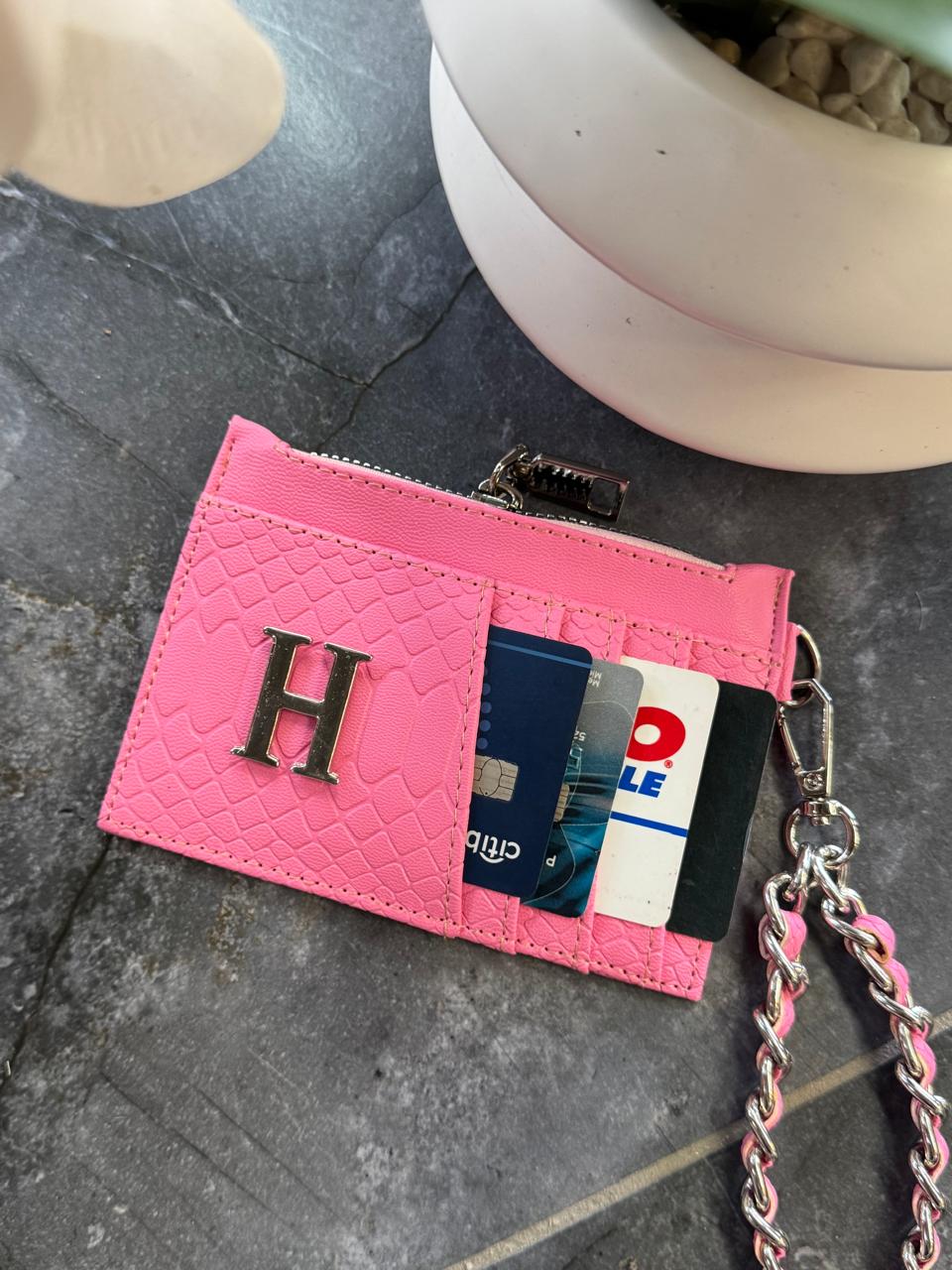 TARJETERO/MONEDERO PREMIUM ROSA POP