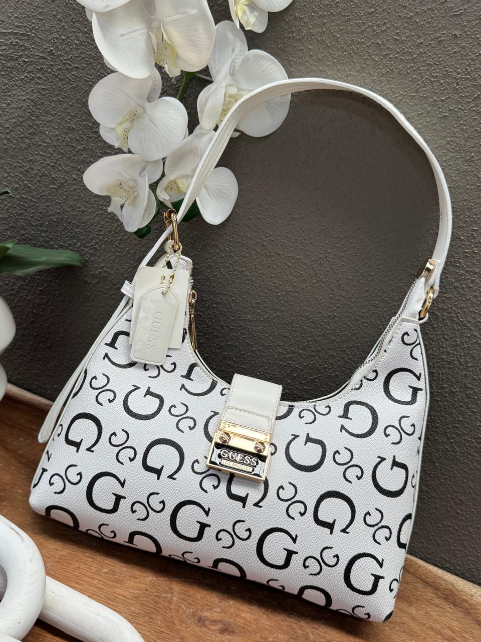 BAGUETTE GUESS 05 BLANCO