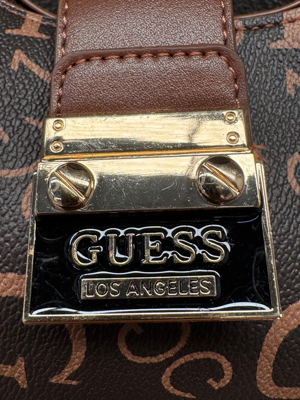 BAGUETTE GUESS 05 NEGRO GRABADO