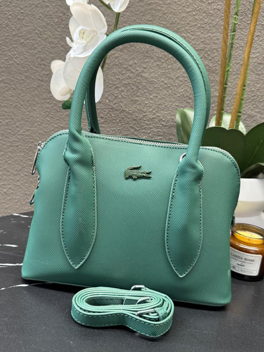 IMPORTACION BOLSO LACOSTE 051 VERDE