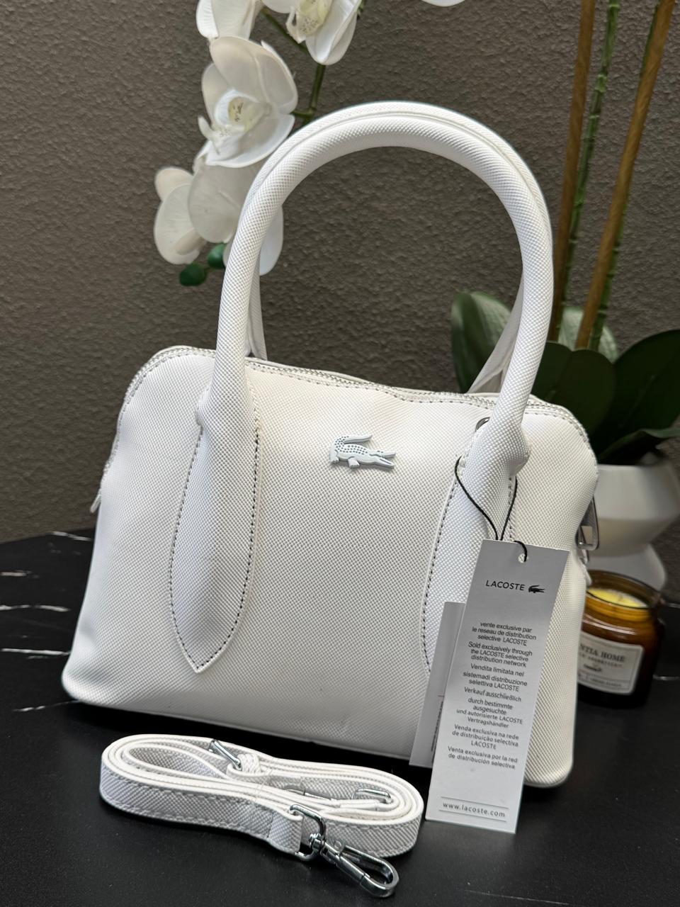 IMPORTACION BOLSO LACOSTE 051 HUESO