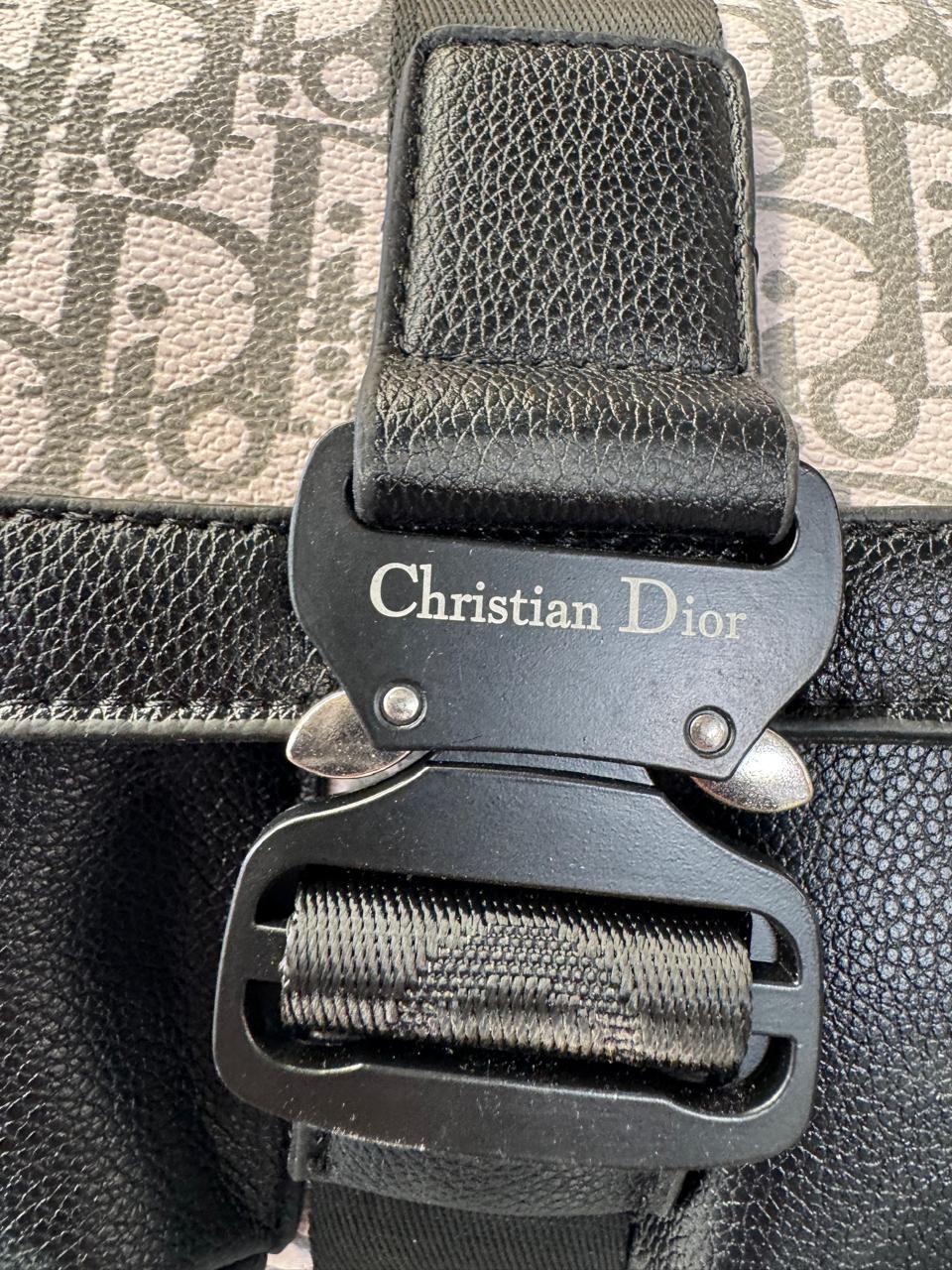 CROSSBODY CHRISTIAN DIOR 037 NEGRO/BLANCO